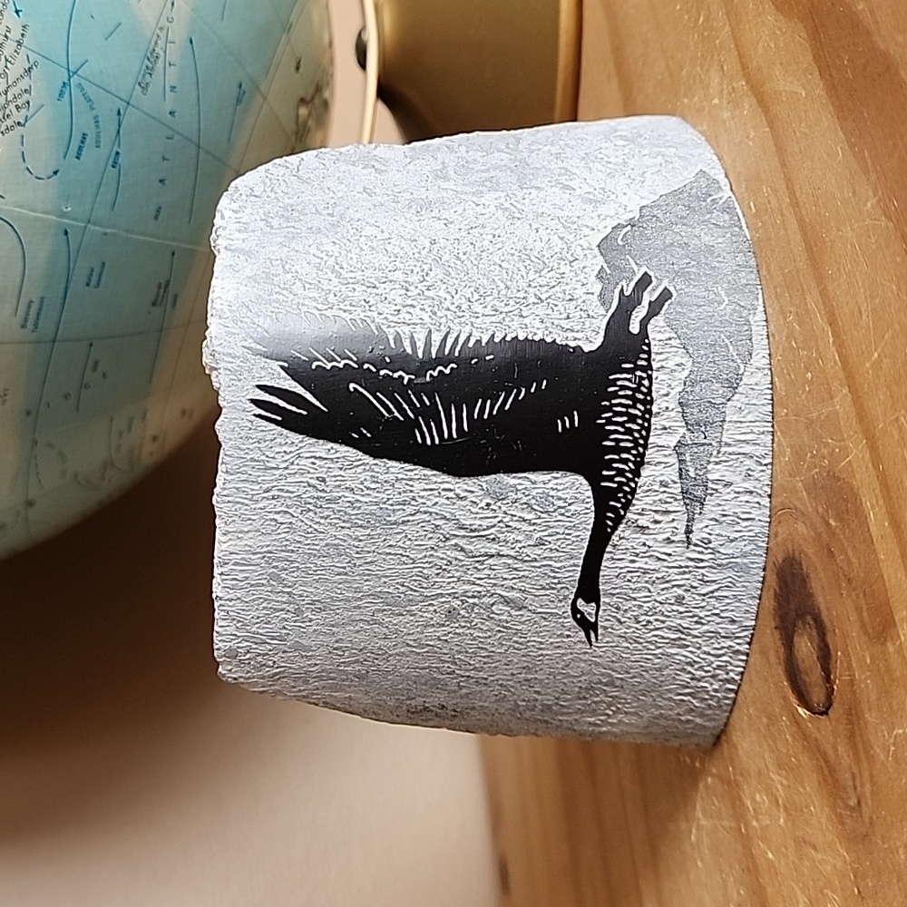Genuine Canadian carved soapstone Canada goose